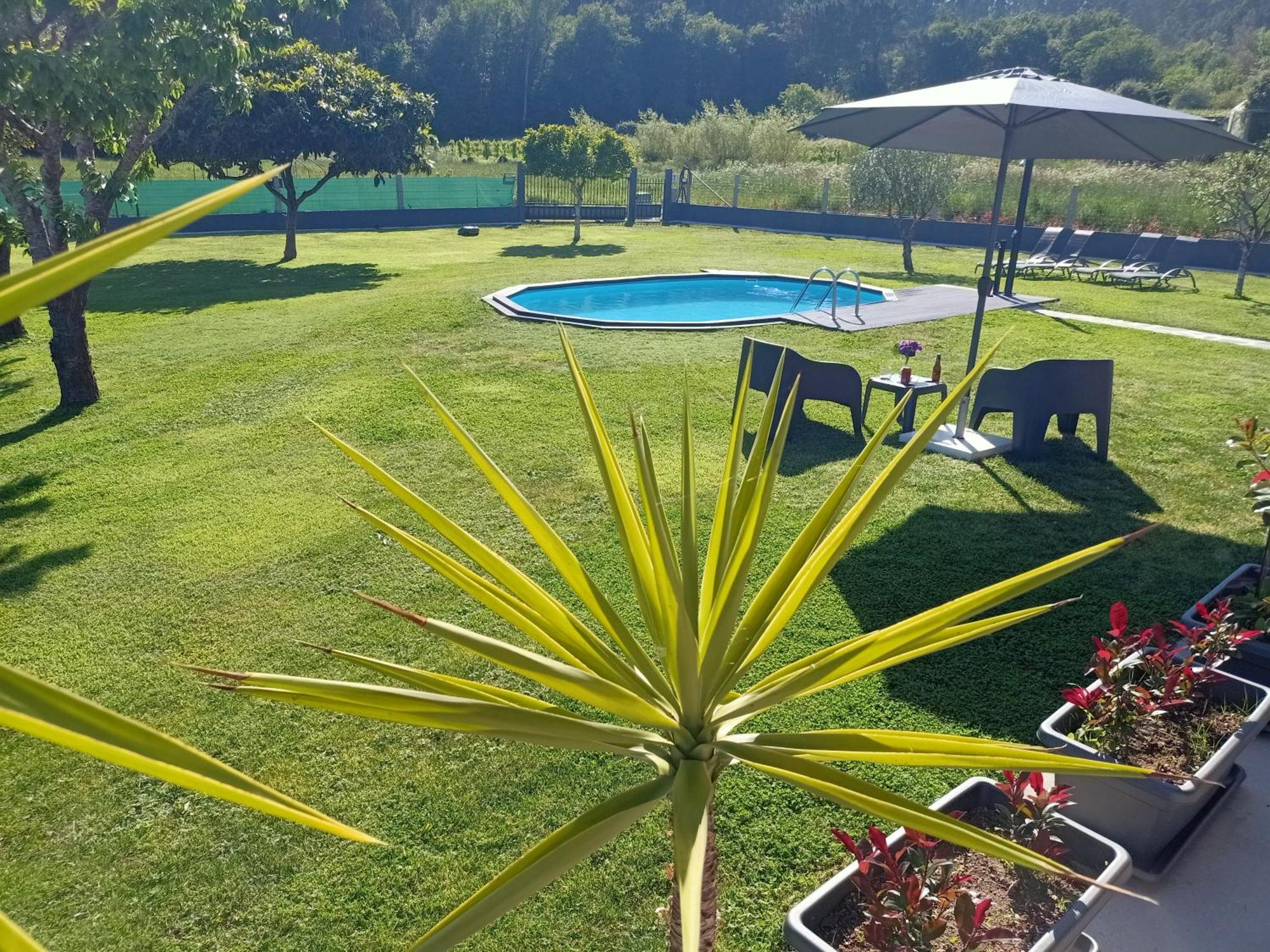 Apartamento En Bloque Vivienda Con Piscina Y Barbacoa A 15 Min De La Playa Meis المظهر الخارجي الصورة