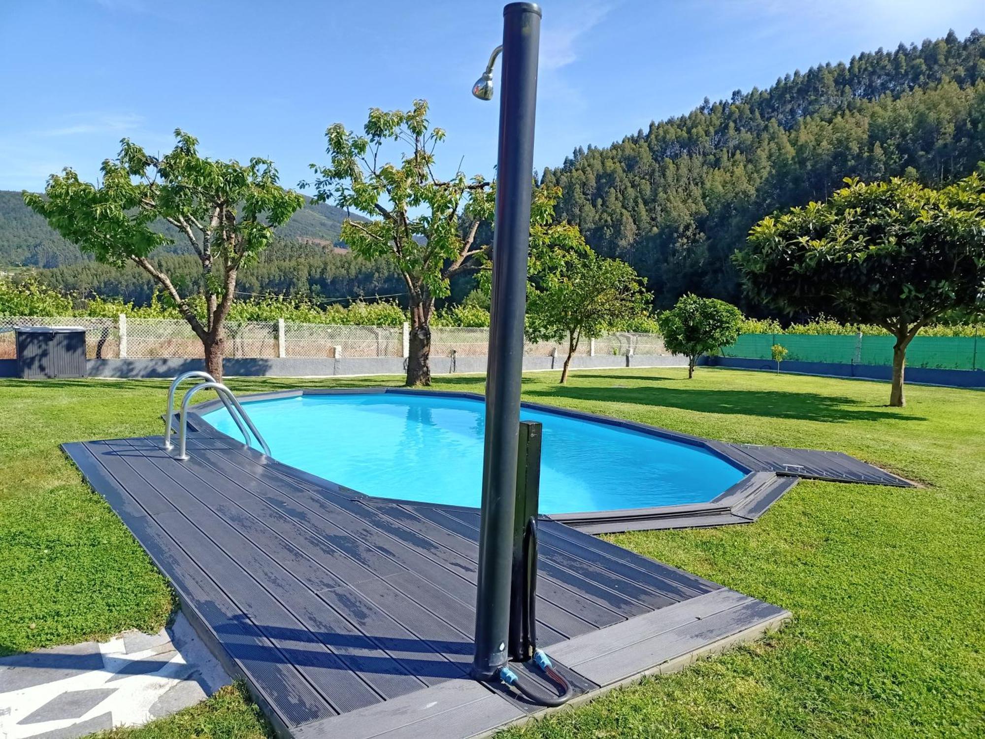 Apartamento En Bloque Vivienda Con Piscina Y Barbacoa A 15 Min De La Playa Meis المظهر الخارجي الصورة